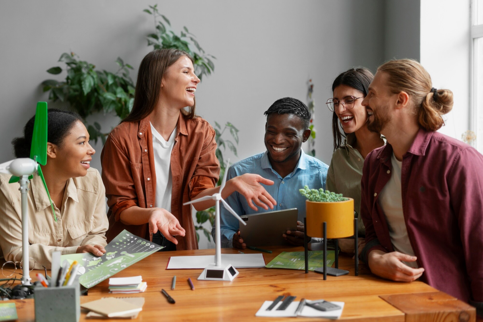 About Us 1 Diverse DeepForrest team collaborating on sustainable healthcare AI solutions.