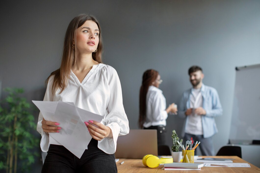 About Us 14 Young professional thoughtfully exploring new career opportunities in a modern office.